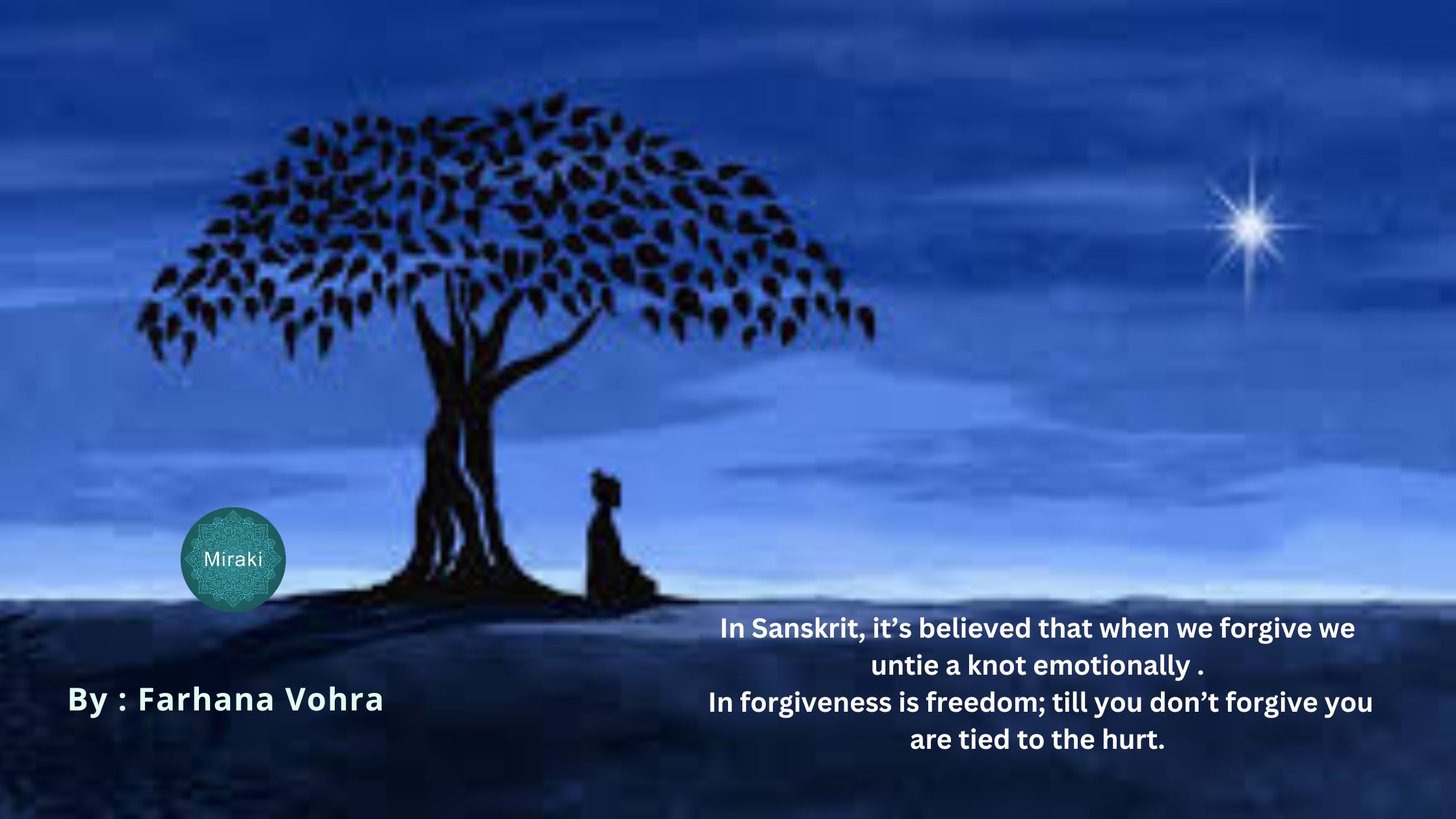 Being human is forgiving