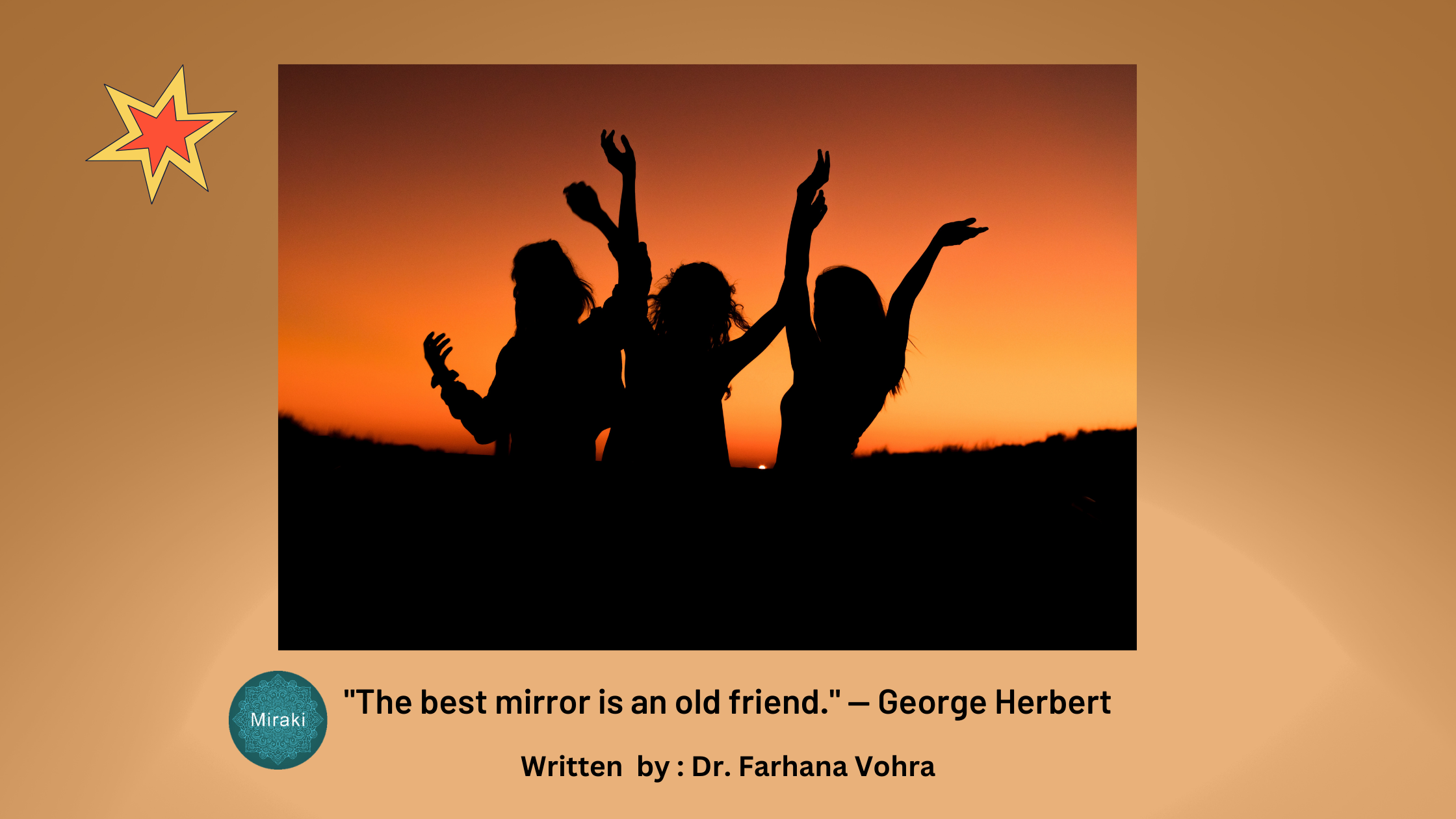 The best mirror is an old friend