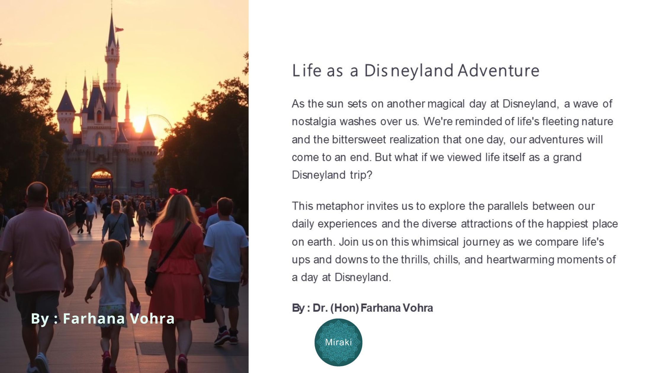 Life as a Disneyland Adventure